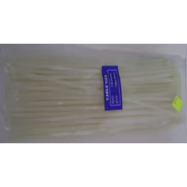 AMARRES PLASTICOS 5,0x350mm Blanco (100un)