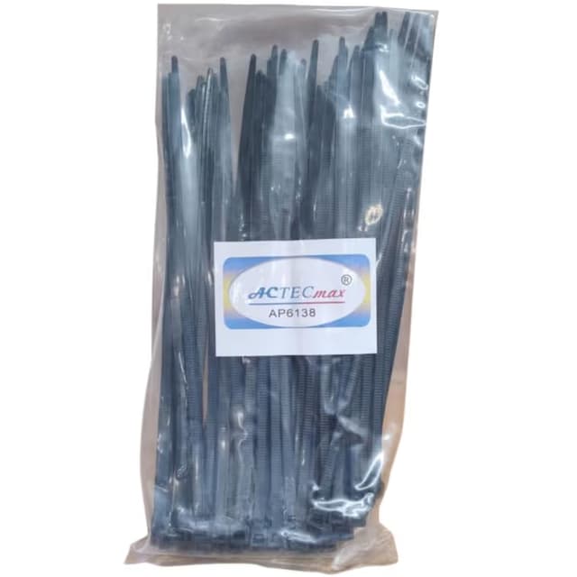 AMARRES PLASTICOS 5,0x200mm Negro (100un)